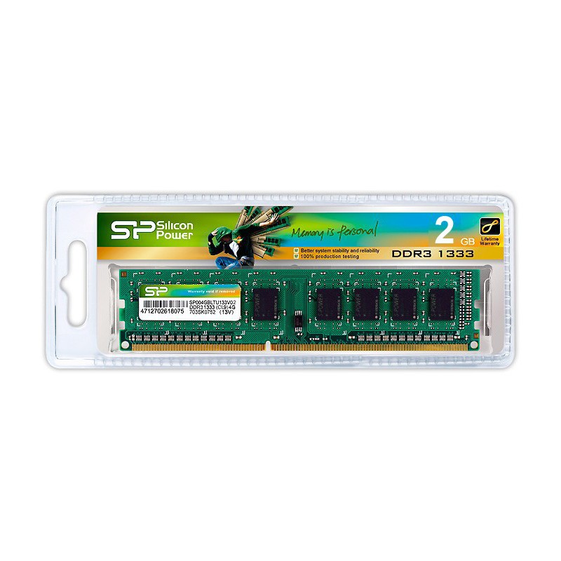 Barette mémoire 2Go DDR3