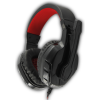 Casque Micro Gaming White Shark Panther / Noir & Rouge