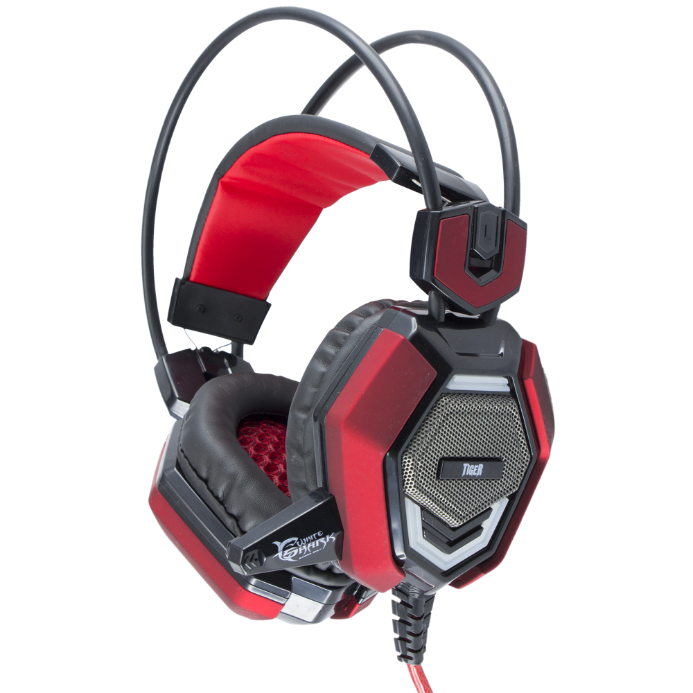 Casque Micro Gaming White Shark Tiger