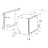 Lave-Vaisselle Focus Semi Encastrable 12 Couverts / Noir