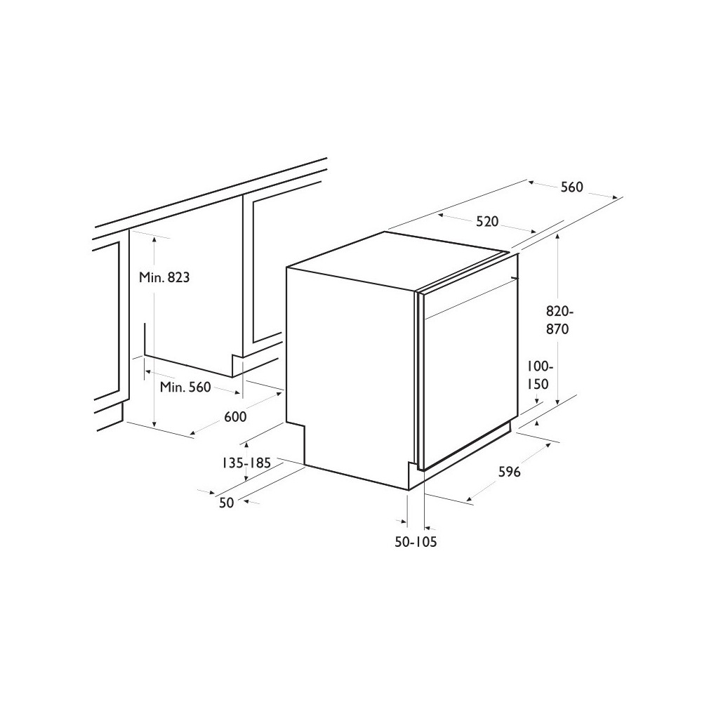 Lave-Vaisselle Focus F502X 12 Couverts / Silver