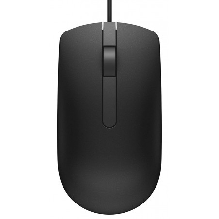 Souris Dell MS116-BK - USB, Noir, Design Ergométrique, Compatible PC Et Ordinateur Portable