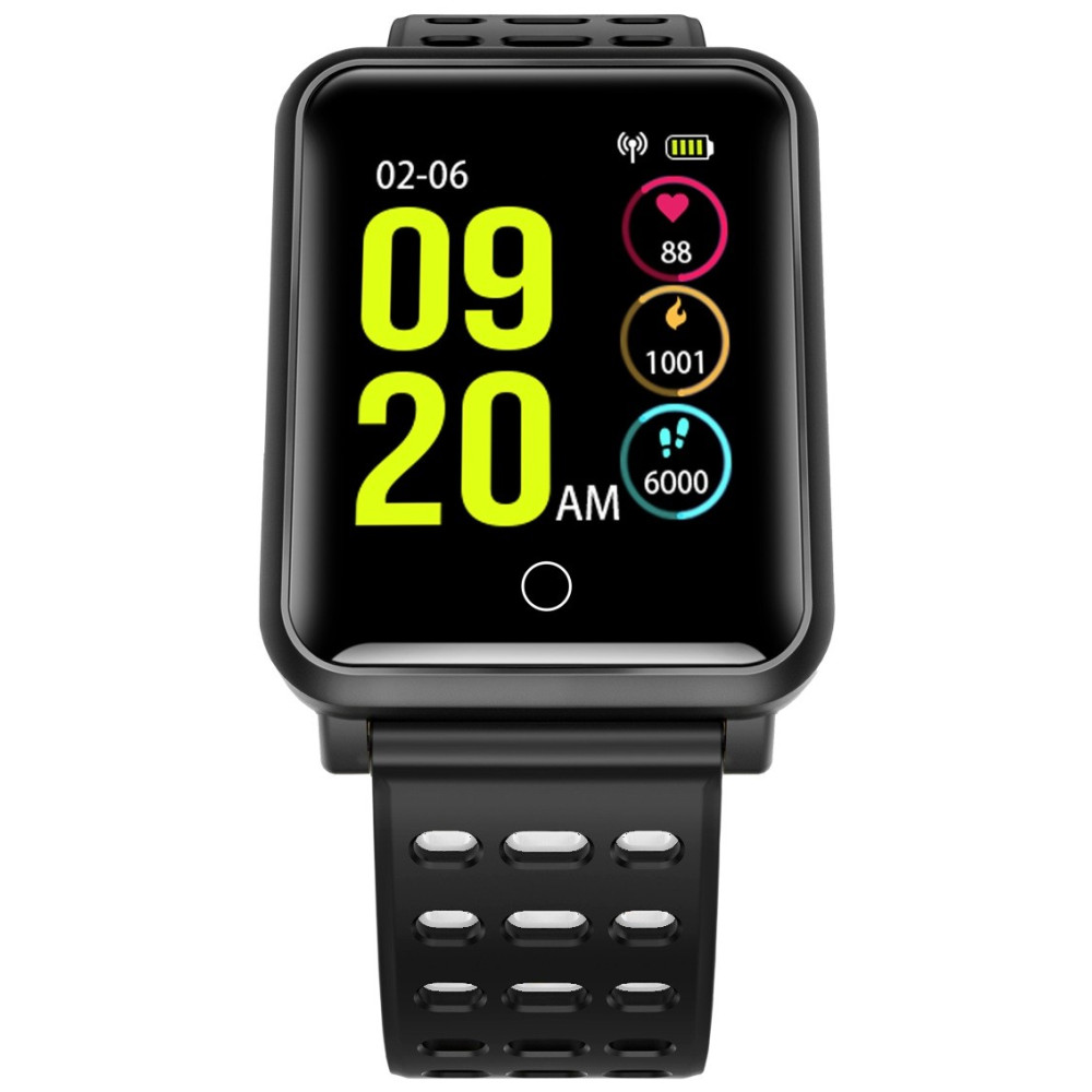Montre connectée Ksix Fitness Band Cube HR BXBZ04 / Noir