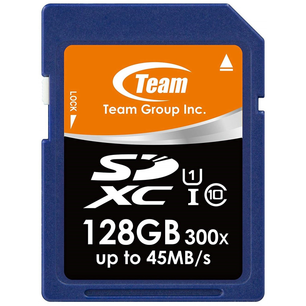 Carte Mémoire Team Group SDXC UHS-I 128 Go / Class 10