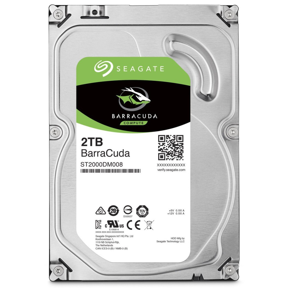 Disque Dur Interne 3.5" Seagate Barracuda 2 To