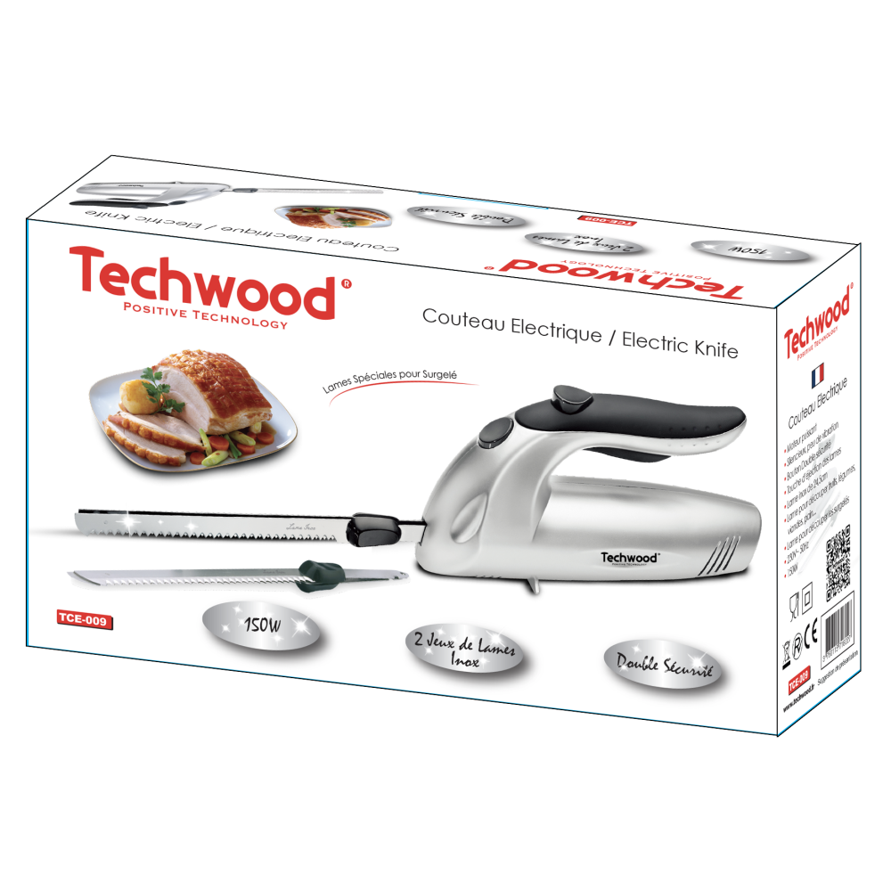 Couteau Électrique Techwood TCE-009