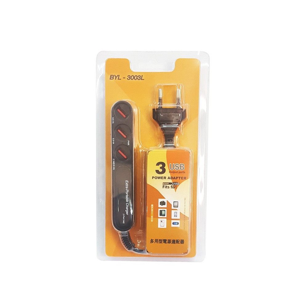 Chargeur Secteur 3x USB