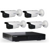 Kit DVR AHD 4 canaux + 4 Caméras Hikvision Externes 1MP