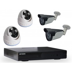 Kit DVR AHD 4 canaux + 2...