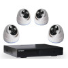 Kit DVR AHD 4 canaux + 4 Caméras MIPVISION Internes 2MP