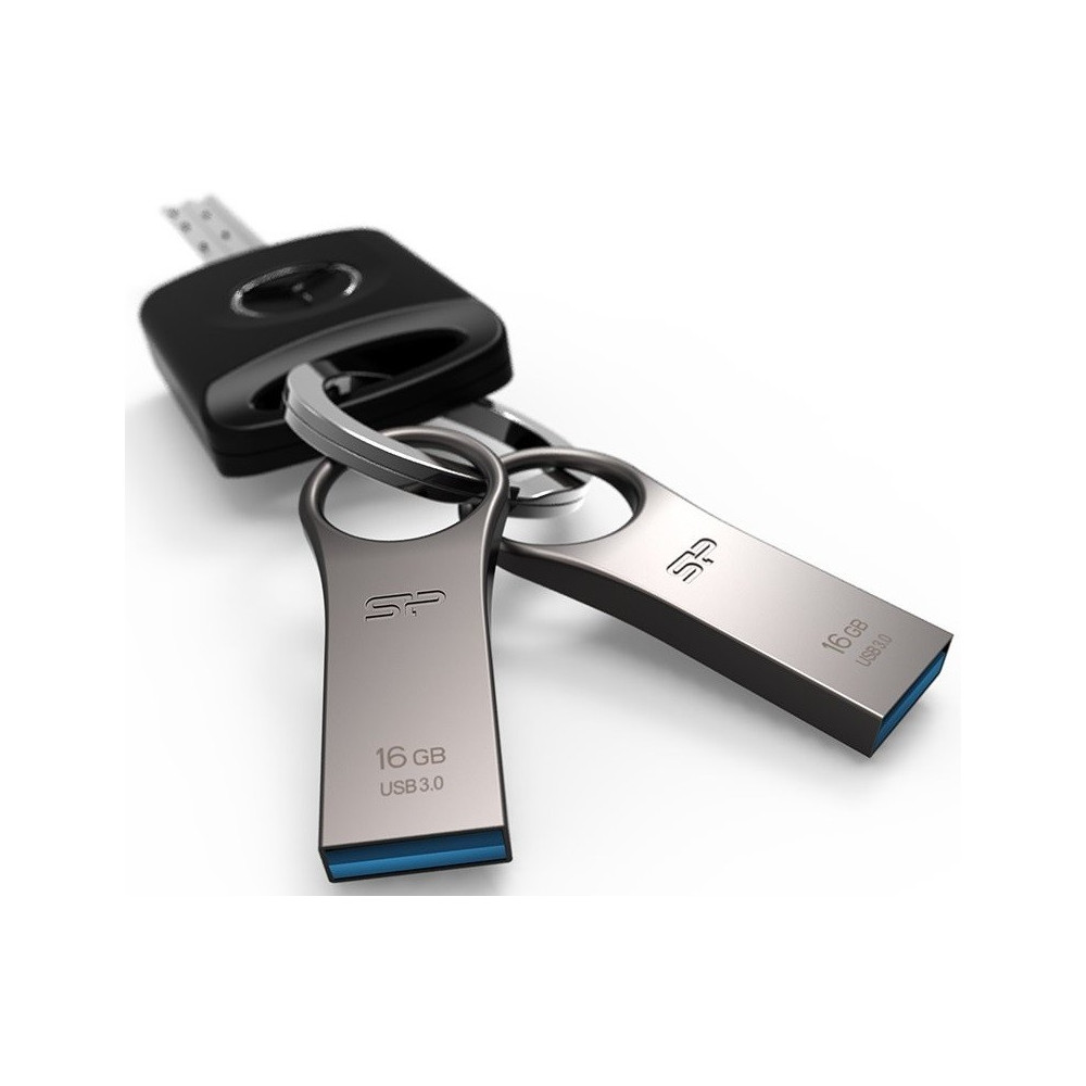 Clé USB Silicon Power Jewel J80 Titanium 16 Go / USB 3.1