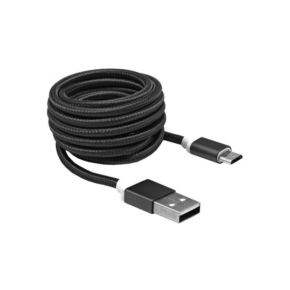 Câble USB Vers Micro USB / 1.5M / Noir