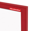 Tableau Blanc magnétique cadre en bois 60 x 40 / Rouge