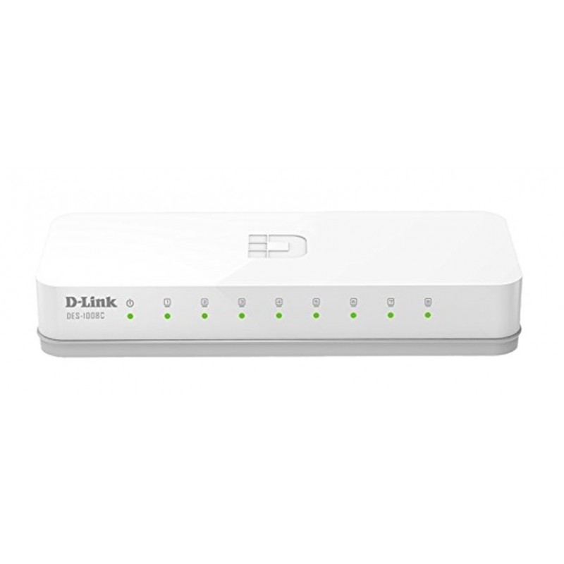 SWITCH D-LINK 8 PORTS FAST ETHERNET 10/100MBPS UNMANAGED