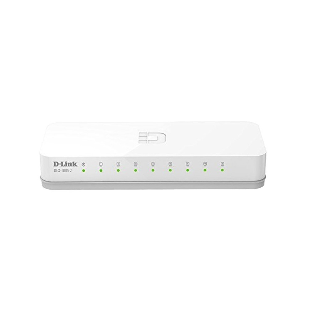 SWITCH D-LINK 8 PORTS FAST ETHERNET 10/100MBPS UNMANAGED