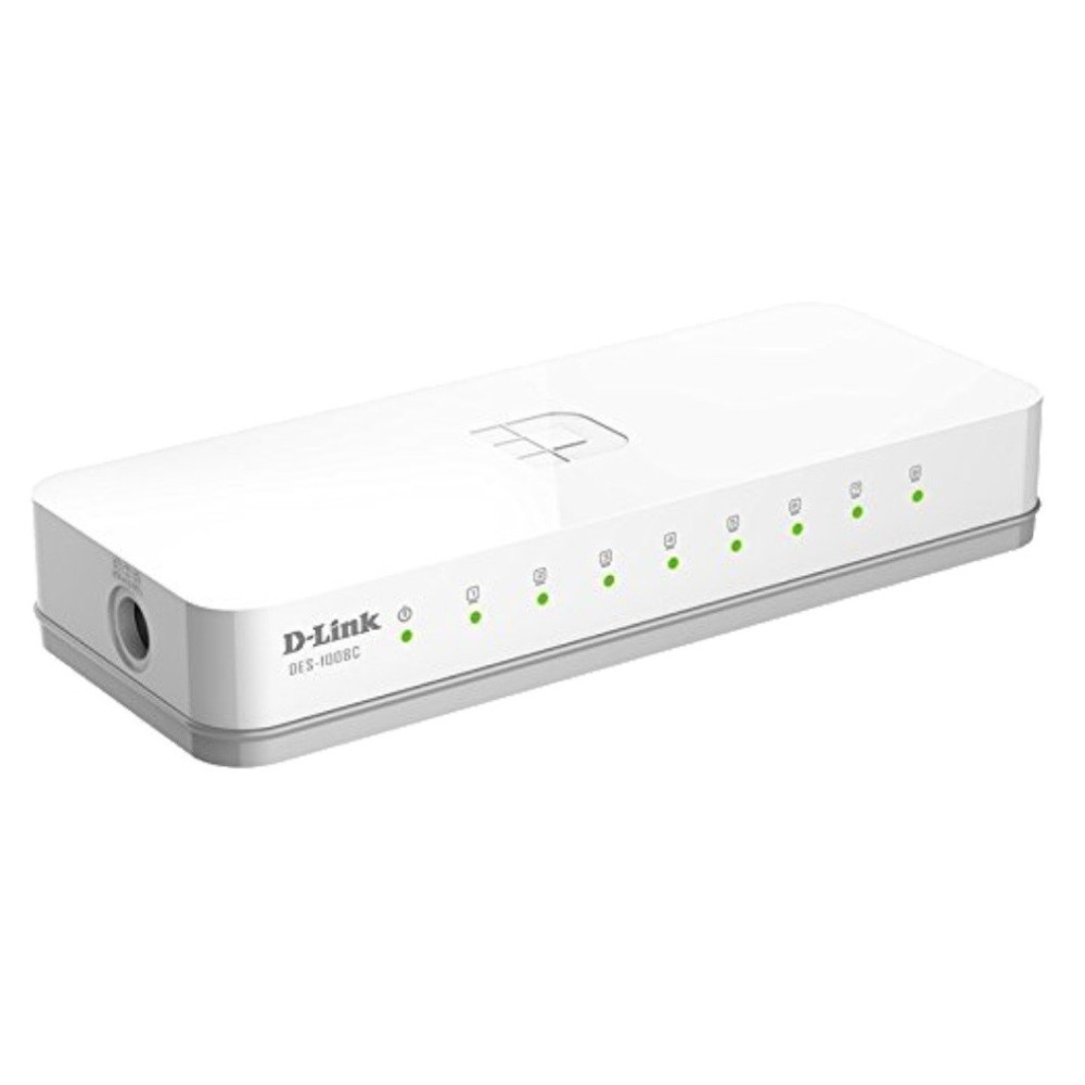 SWITCH D-LINK 8 PORTS FAST ETHERNET 10/100MBPS UNMANAGED