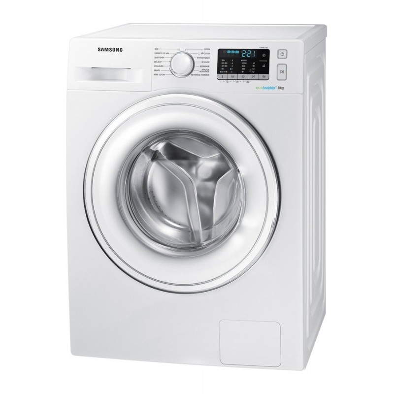 Machine à laver Samsung Eco Bubble 8KG / Blanc