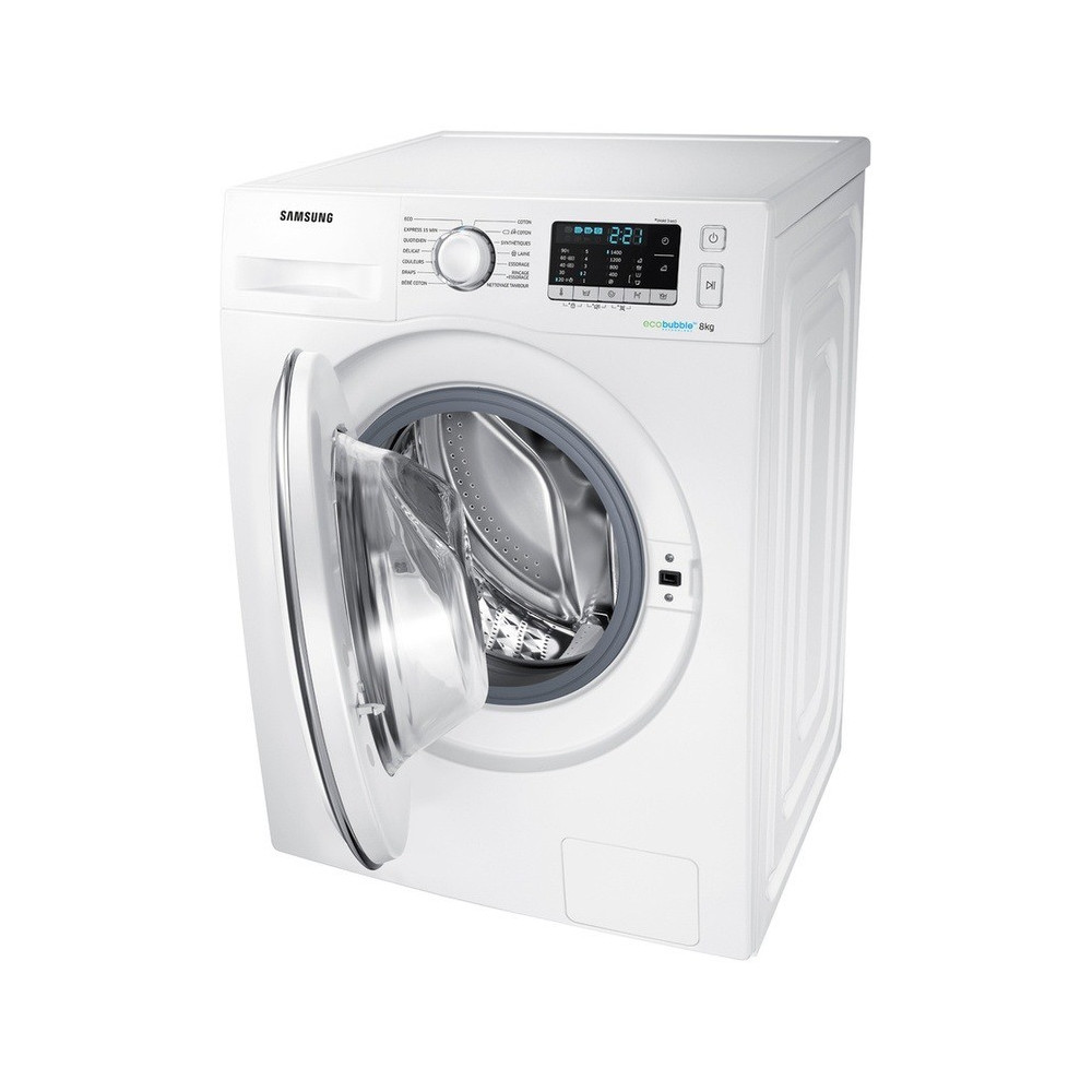 Machine à laver Samsung Eco Bubble 8KG / Blanc