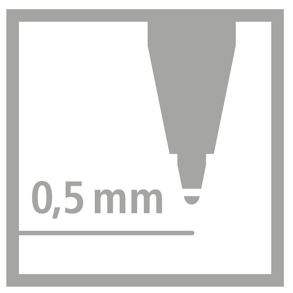 Stylo rollers STABILO blAck+ 0.5MM / Noir
