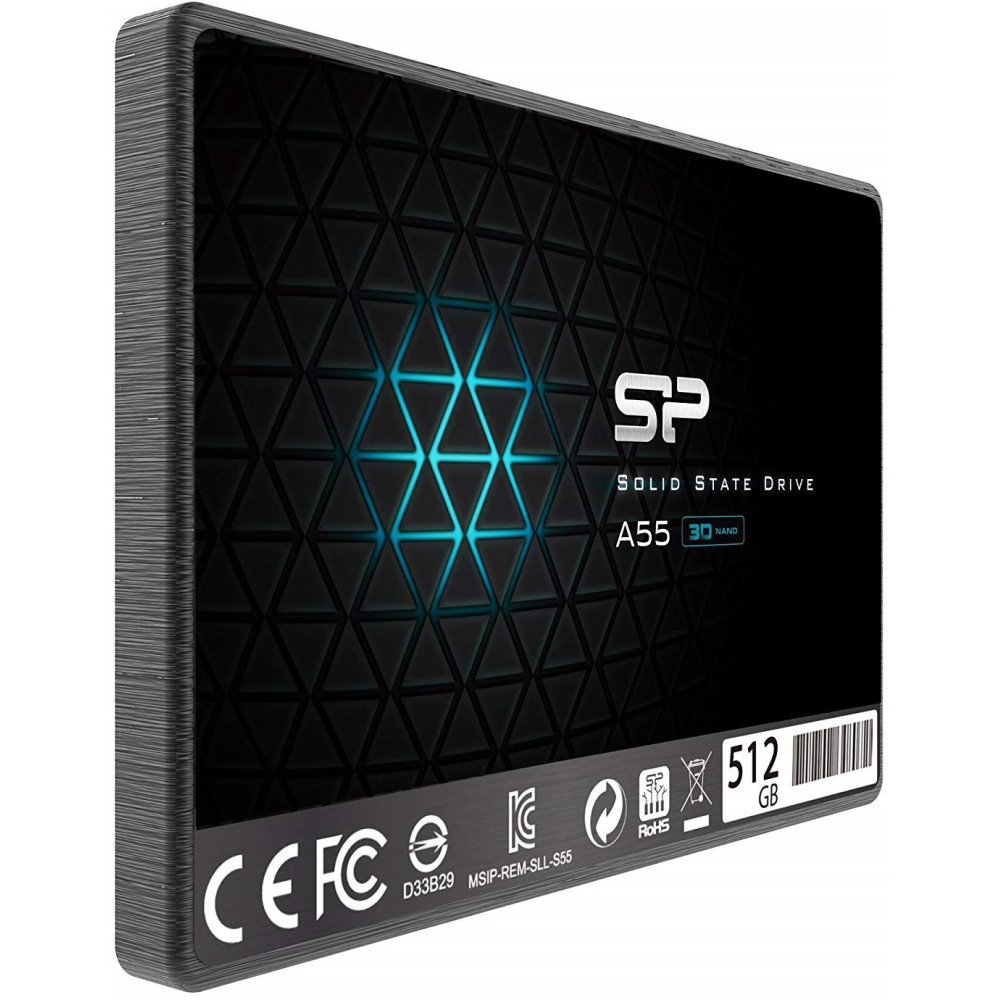 Disque Dur SSD Silicon Power 2.5" Slim A55 / 512 Go