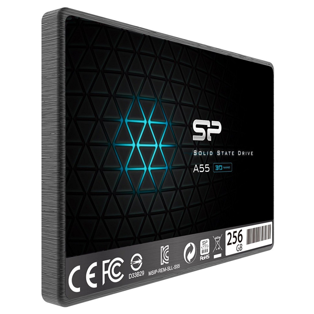 Disque Dur SSD Silicon Power 2.5" Slim Ace A55 / 256 Go