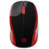 Souris Sans Fil HP 200 / Rouge