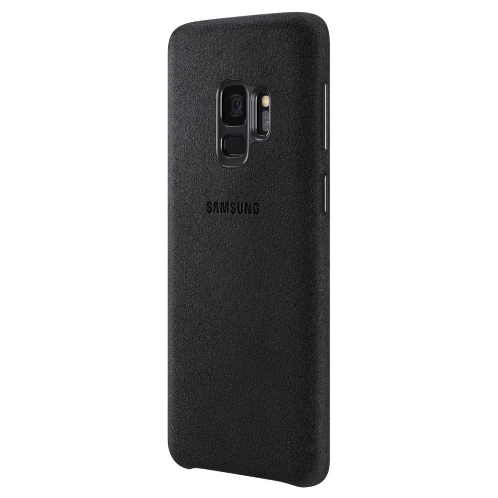 Coque en Alcantara pour Samsung Galaxy S9 / Noir