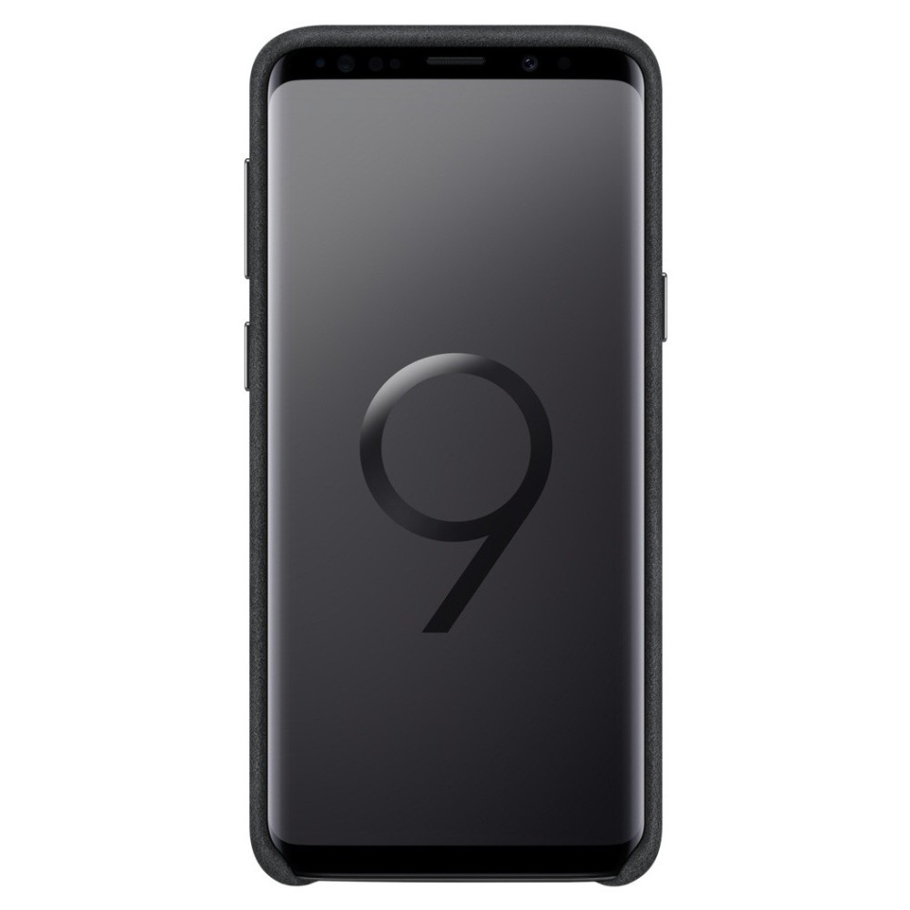 Coque en Alcantara pour Samsung Galaxy S9 / Noir