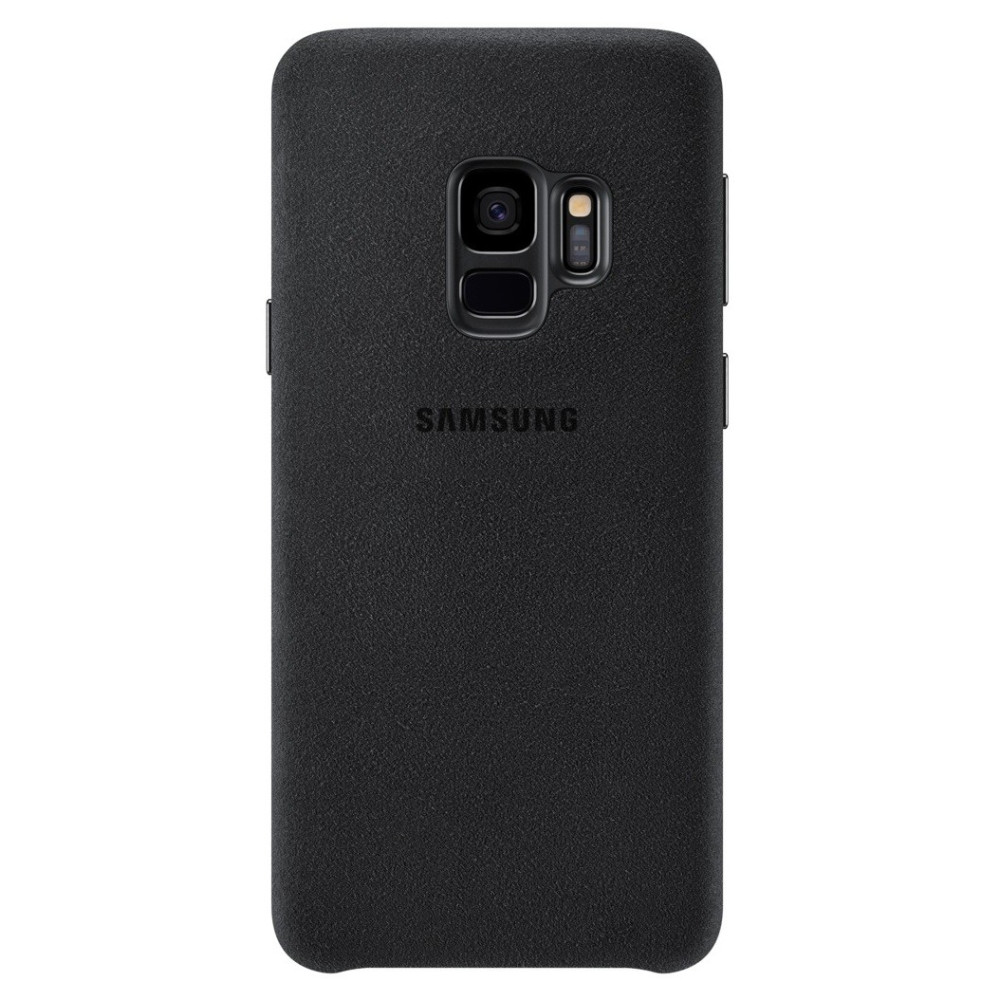 Coque en Alcantara pour Samsung Galaxy S9 / Noir