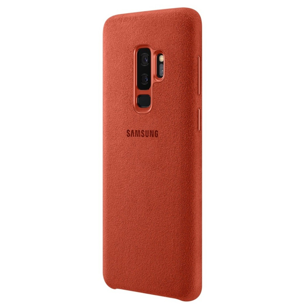 Coque en Alcantara pour Samsung Galaxy S9+ / Rouge