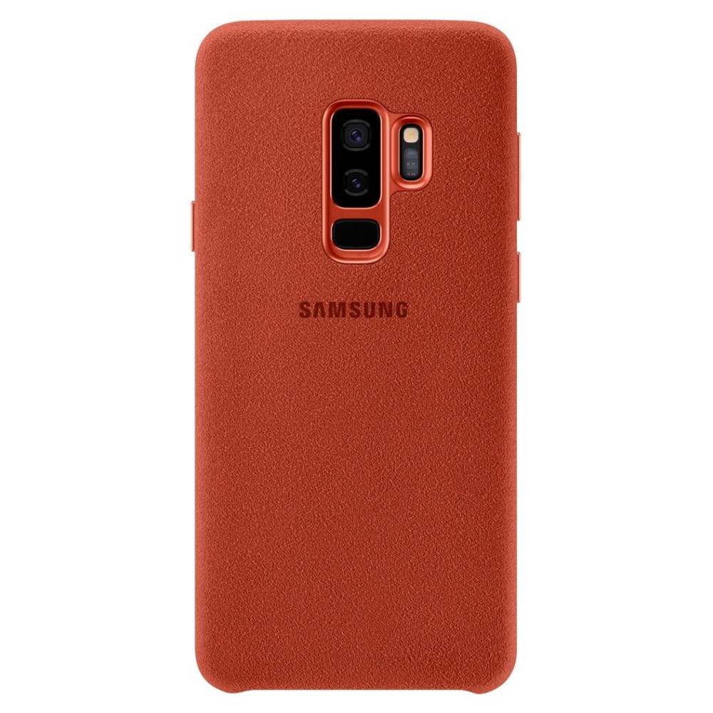 Coque en Alcantara pour Samsung Galaxy S9+ / Rouge