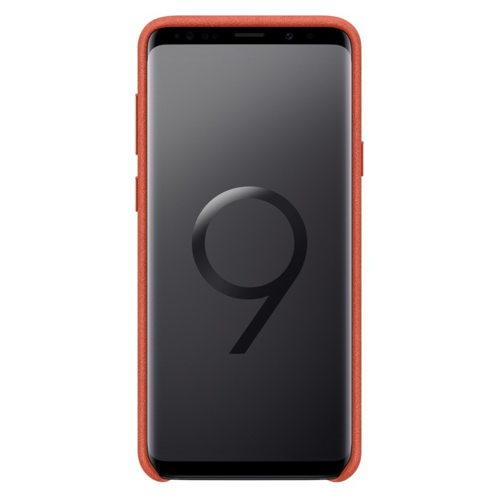 Coque en Alcantara pour Samsung Galaxy S9+ / Rouge