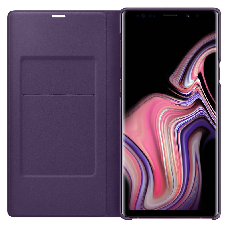 Slide  #3 Étui LED View pour Samsung Galaxy Note 9 / Violet