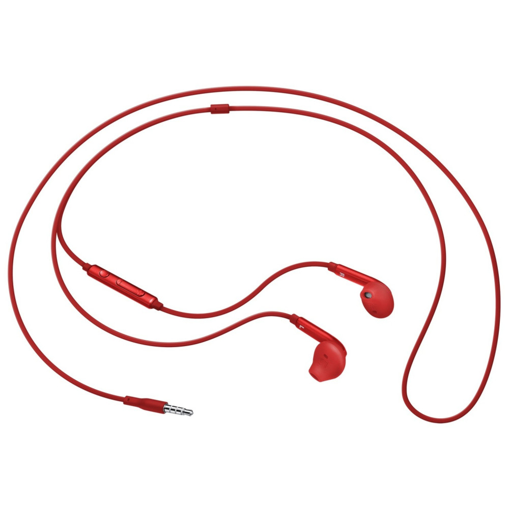 Écouteurs semi intra-auriculaires Samsung / Rouge