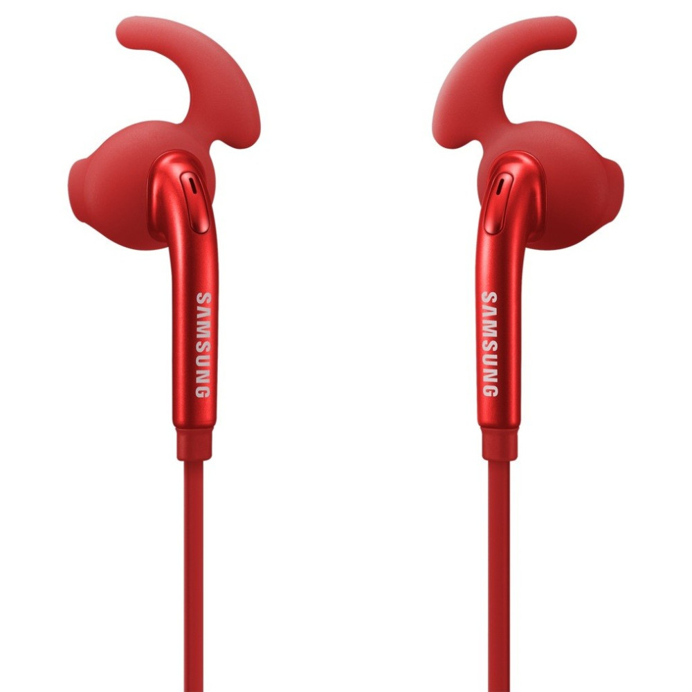 Écouteurs semi intra-auriculaires Samsung / Rouge