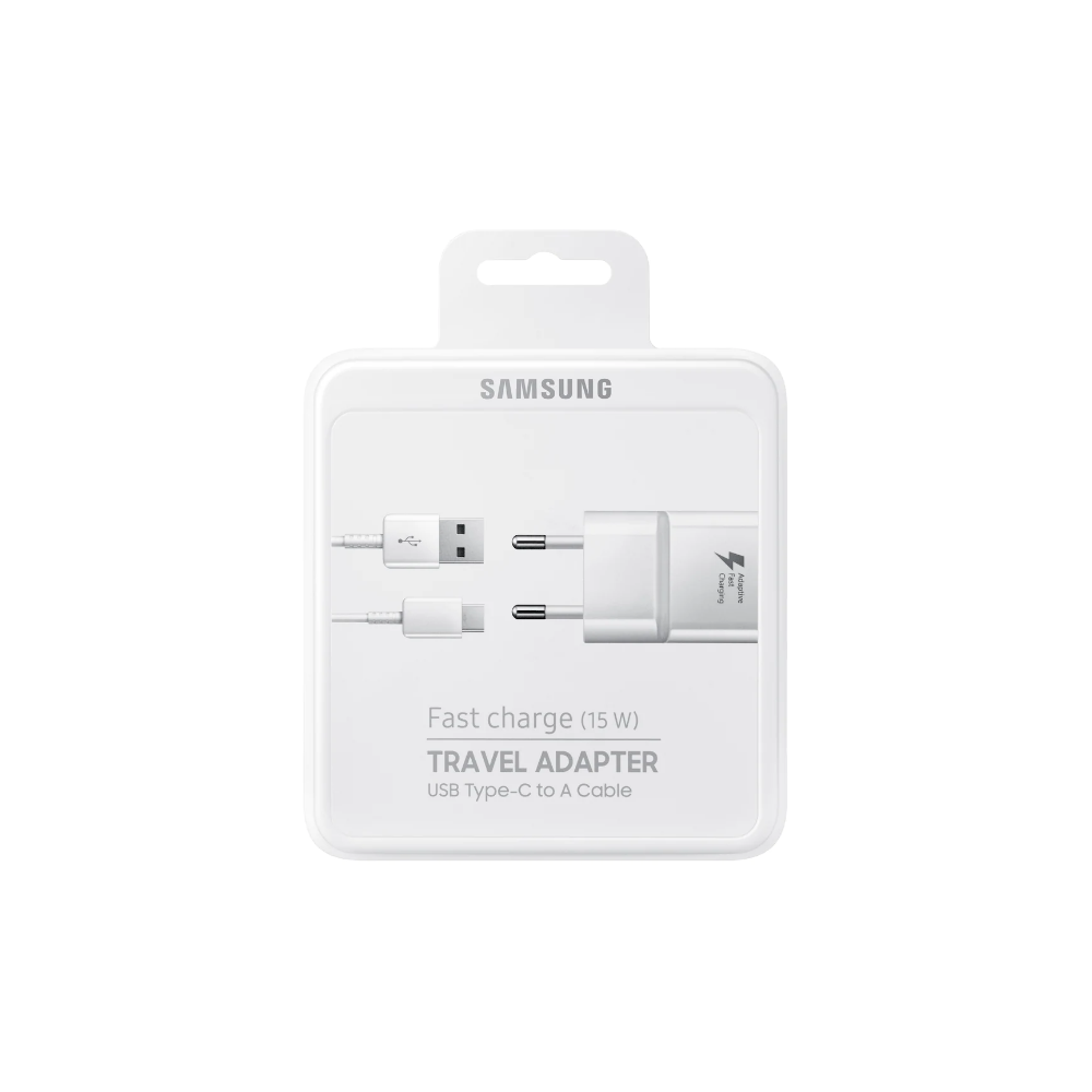 Chargeur secteur rapide Samsung USB type-C / Blanc