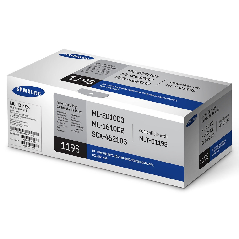 Toner Original Samsung MLT-D119S / Noir