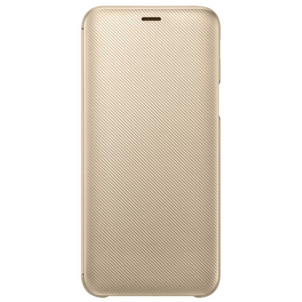 Etui portefeuille pour Samsung Galaxy J6 2018 / Gold