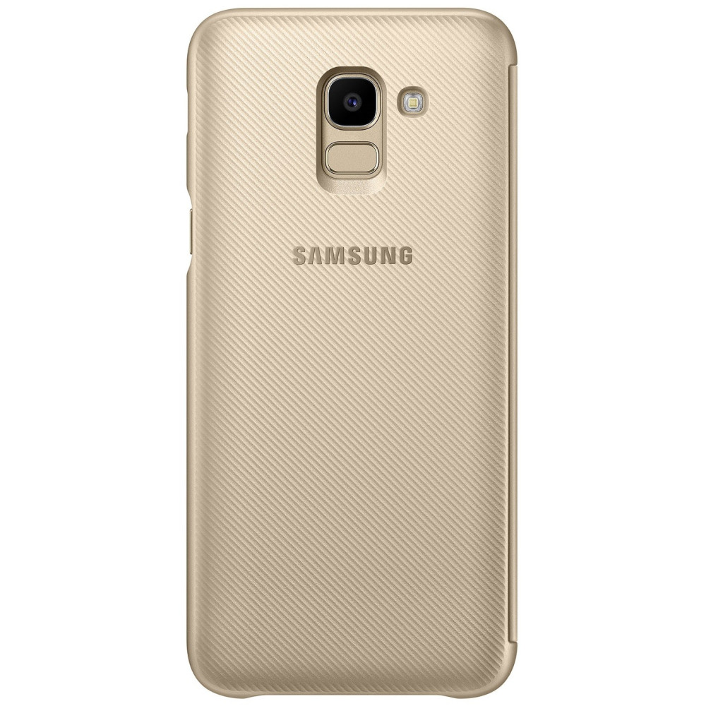 Etui portefeuille pour Samsung Galaxy J6 2018 / Gold