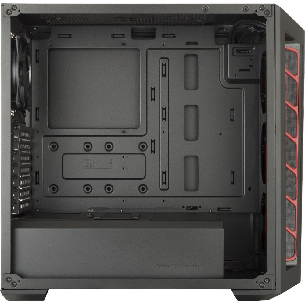 Boitier Gamer Cooler Master MasterBox MB511 / Noir & Rouge