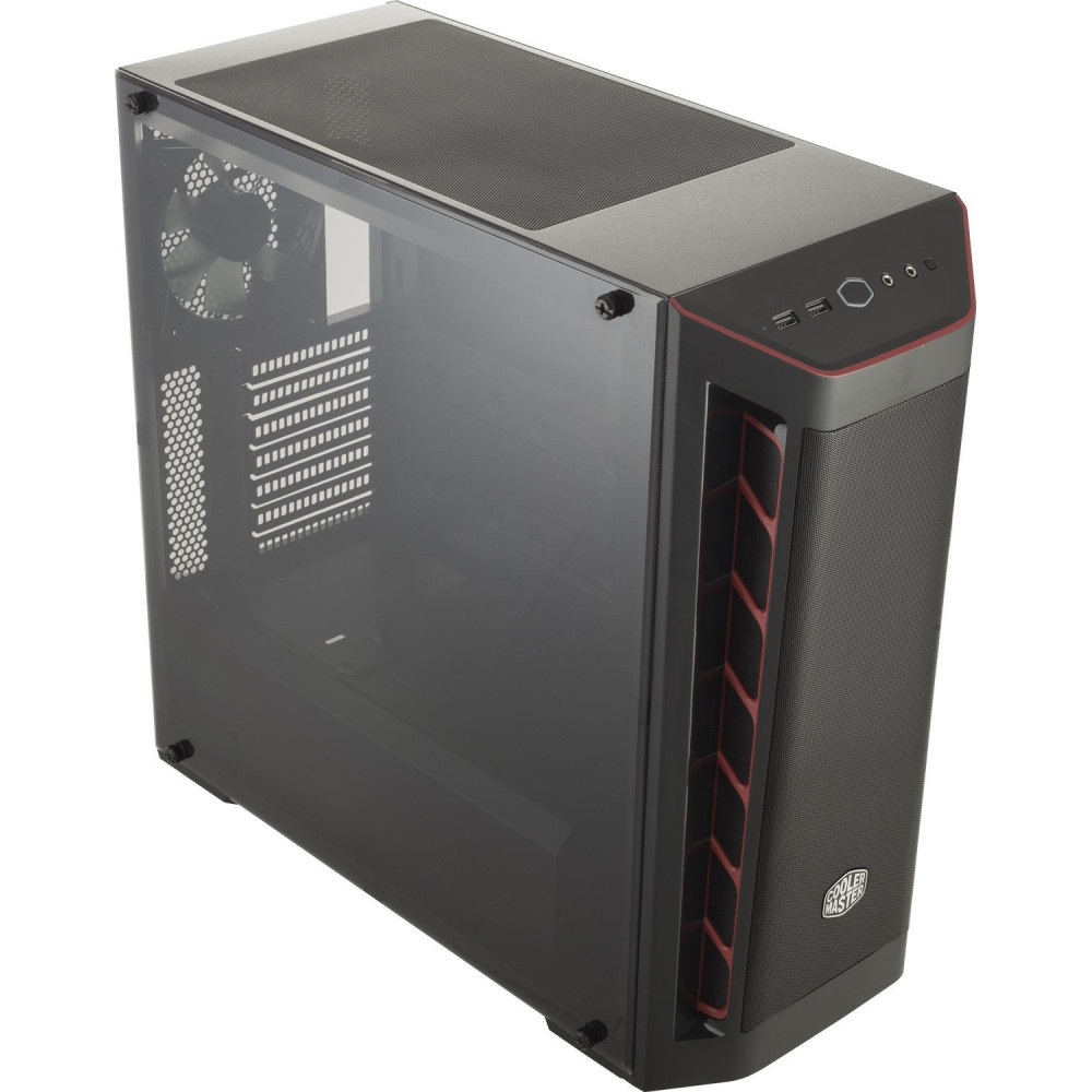 Boitier Gamer Cooler Master MasterBox MB511 / Noir & Rouge