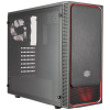 Boitier Gamer Cooler Master MasterBox E500L Rouge avec fenêtre