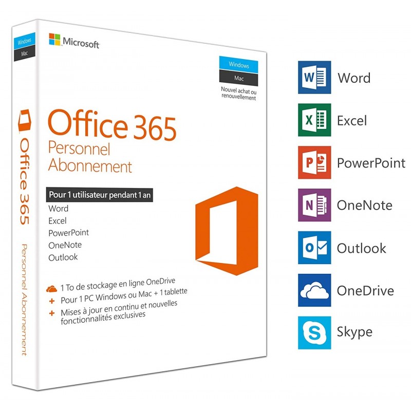 [جديد] مفتاح تنشيط اوفيس 365 Microsoft Office 365 Product Key Microsoft-office-365-personnel-1-utilisateur-1-an