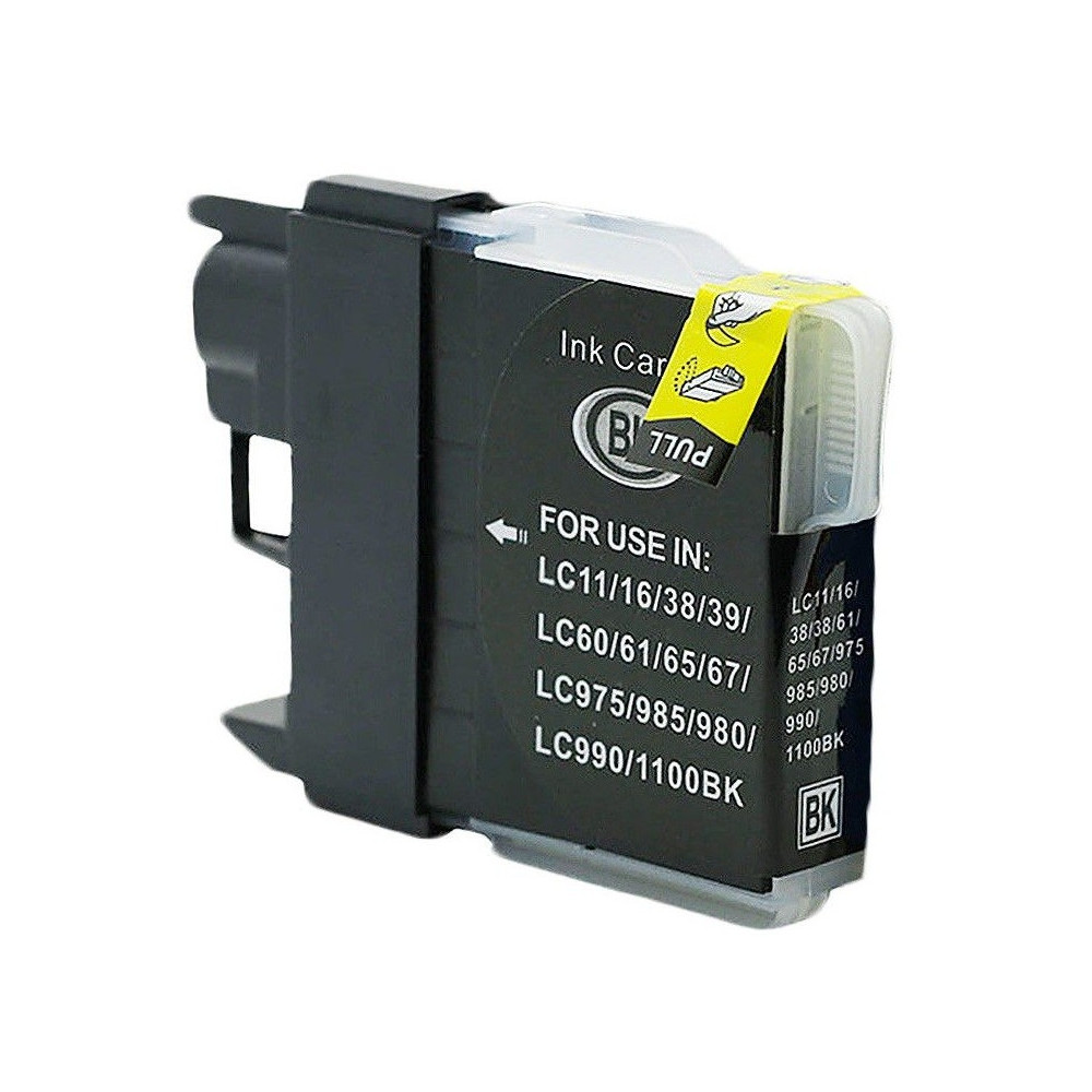 CARTOUCHE ADAPTABLE BROTHER LC980/985BK / NOIR