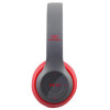 Casque-Micro Bluetooth P47 / Gris & Rouge