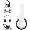 Casque-Micro Bluetooth P47 / Blanc & Noir