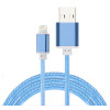 Câble Tissu en nylon Tressé USB vers Lightning / Bleu