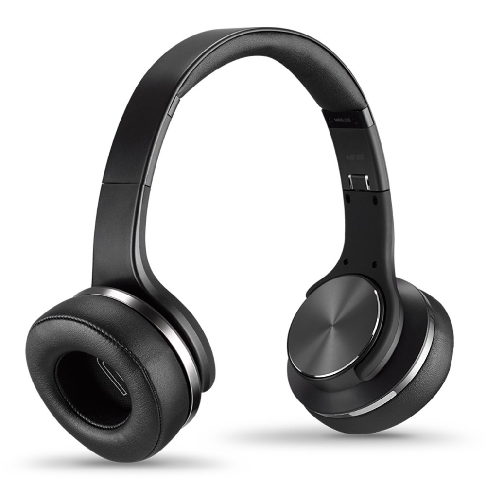Casque sans fil KSix Go & Play réversible avec Haut-parleurs / Noir