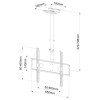 Support de plafond tournant SBOX pour Téléviseur 30"-50"