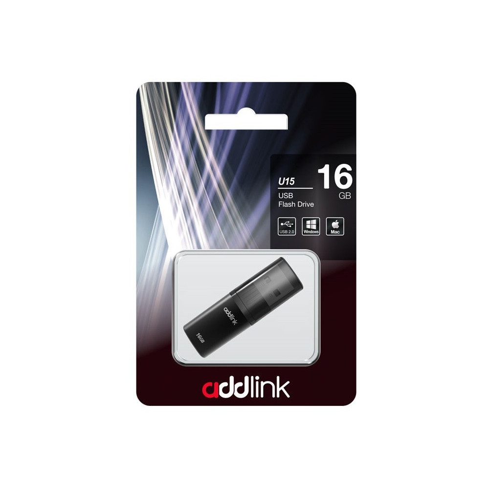 Clé USB Addlink U15 / 16 Go / Gris